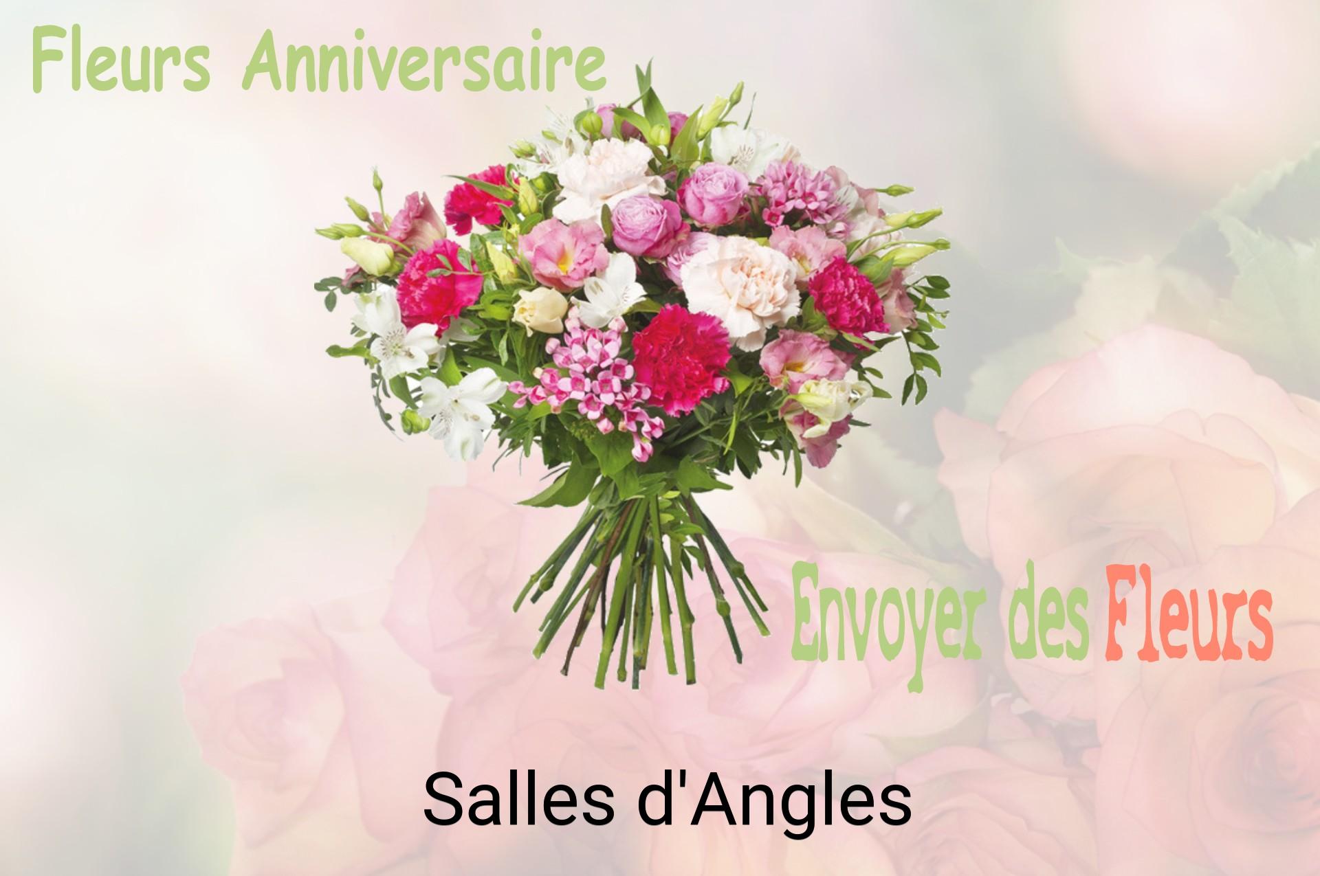 Bouquet de fleurs d’anniversaire livré à Salles-d'Angles